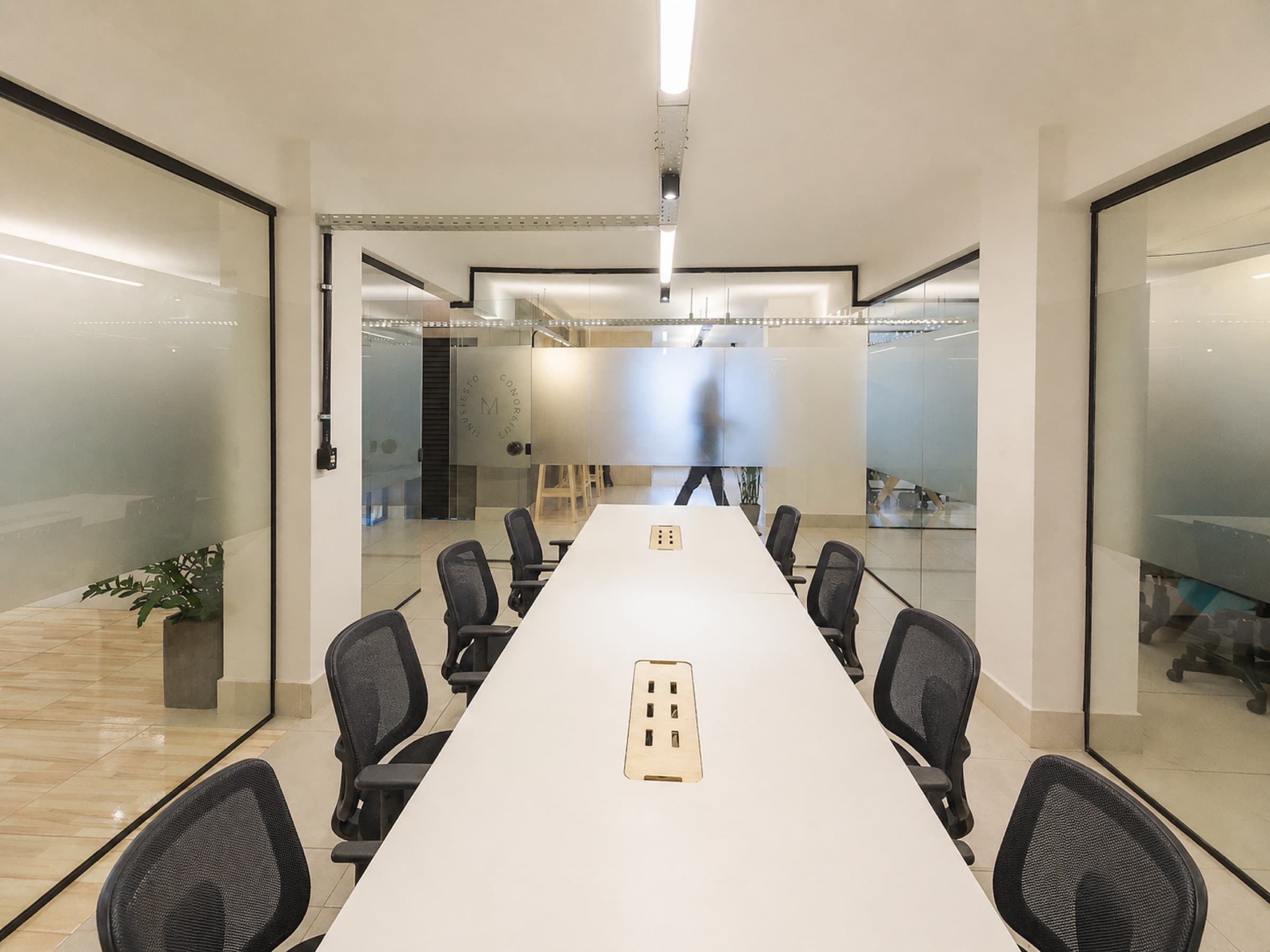 Sala de reunião do Manifesto Coworking, na Asa Norte