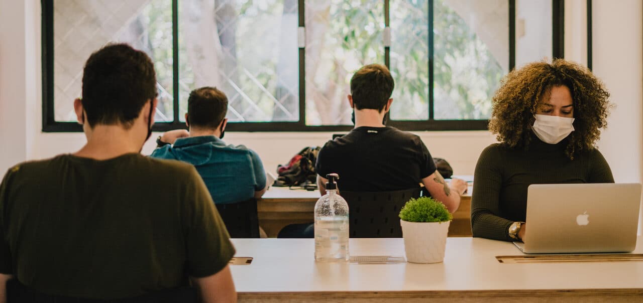 Espaço compartilhado de coworking na Asa Norte, Brasília